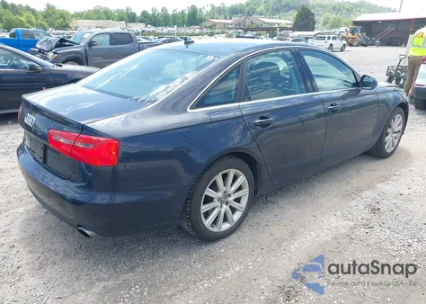 2013 Audi A6 2.0T Premium из США, поврежденный, VIN WAUGFAFC9DN140252